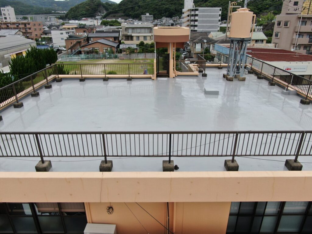【RC造屋上防水工事｜ドローン点検で劣化を見える化】