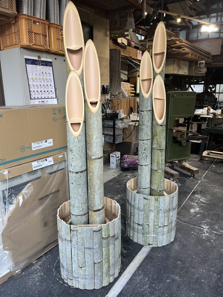 子どもたちの一年の幸せを願って。高城台小学校の門松づくり